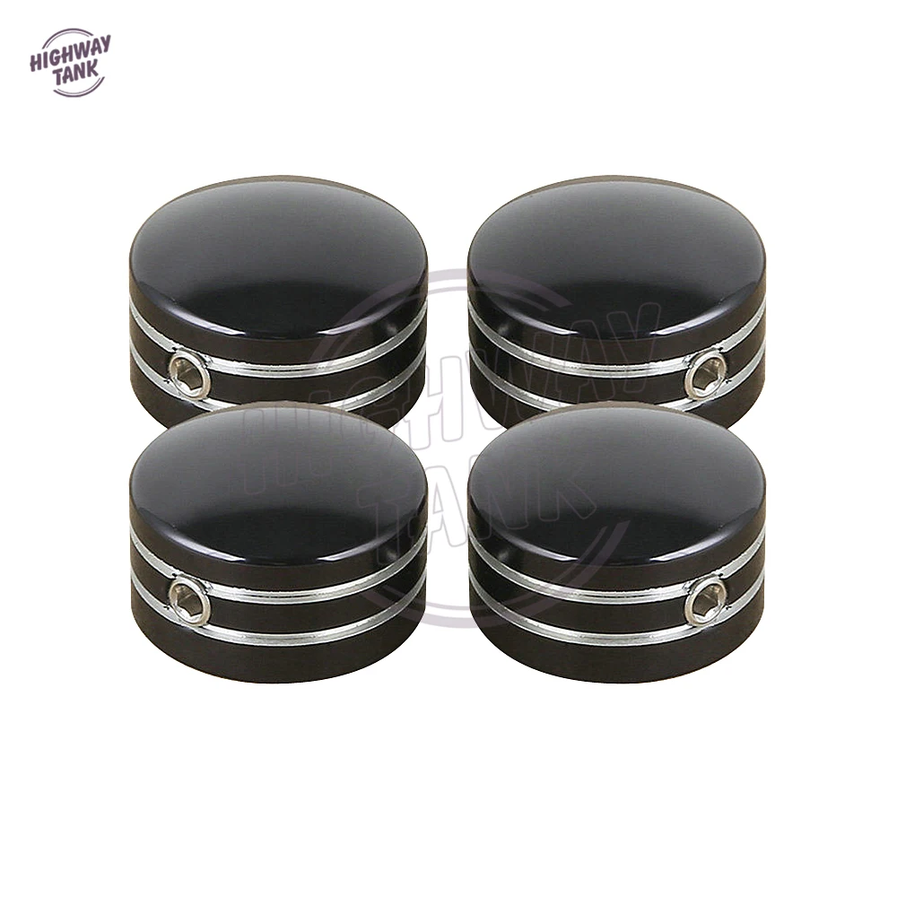 4 Pcs Black Motorcycle Head Bolt Covers case for Harley Sportster XL883