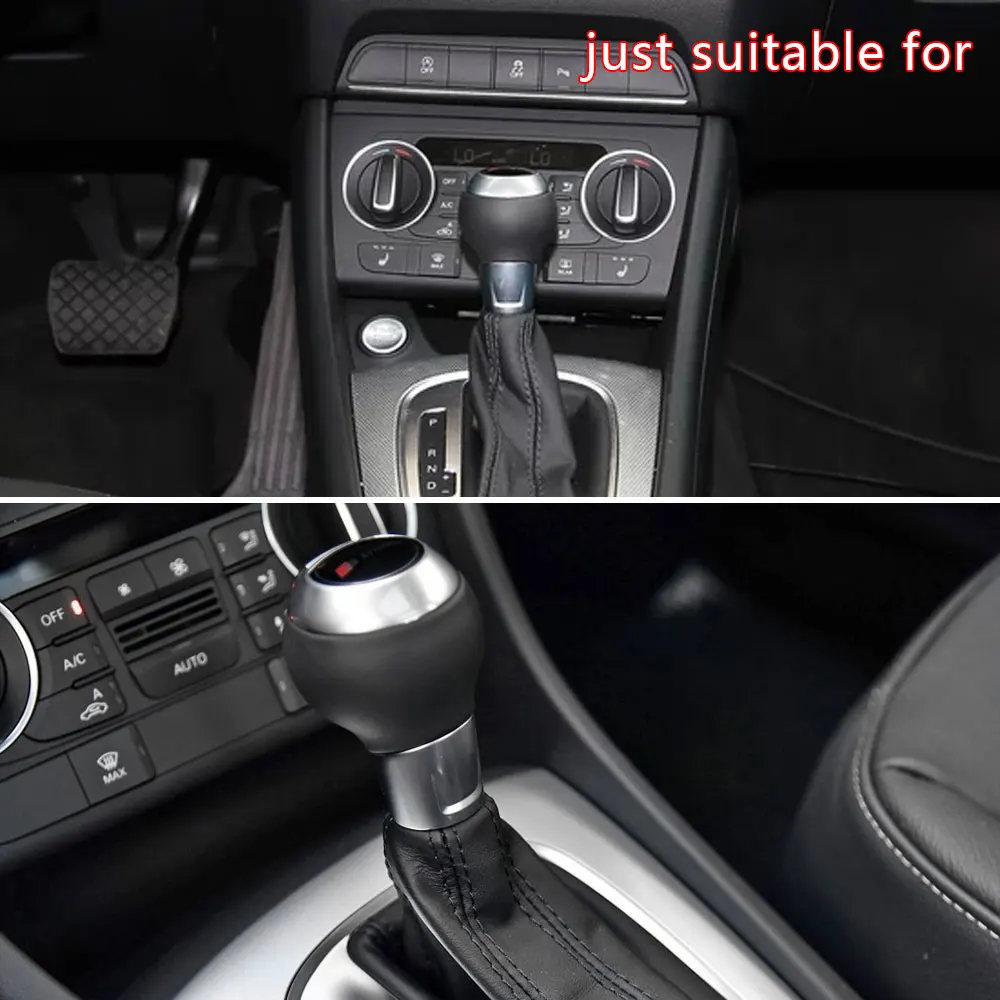 Крышка автомобильного редуктора из искусственной кожи для Audi Q3 2013 2018 RS 3 2017 6 2016 7 TT
