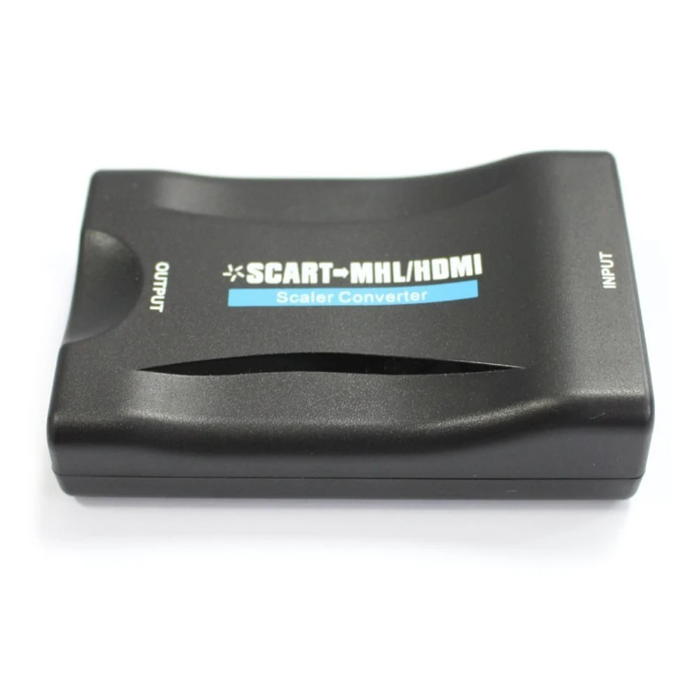 Scart К HDMI видео аудио конвертер адаптер в выход с кабелем питания (видео +