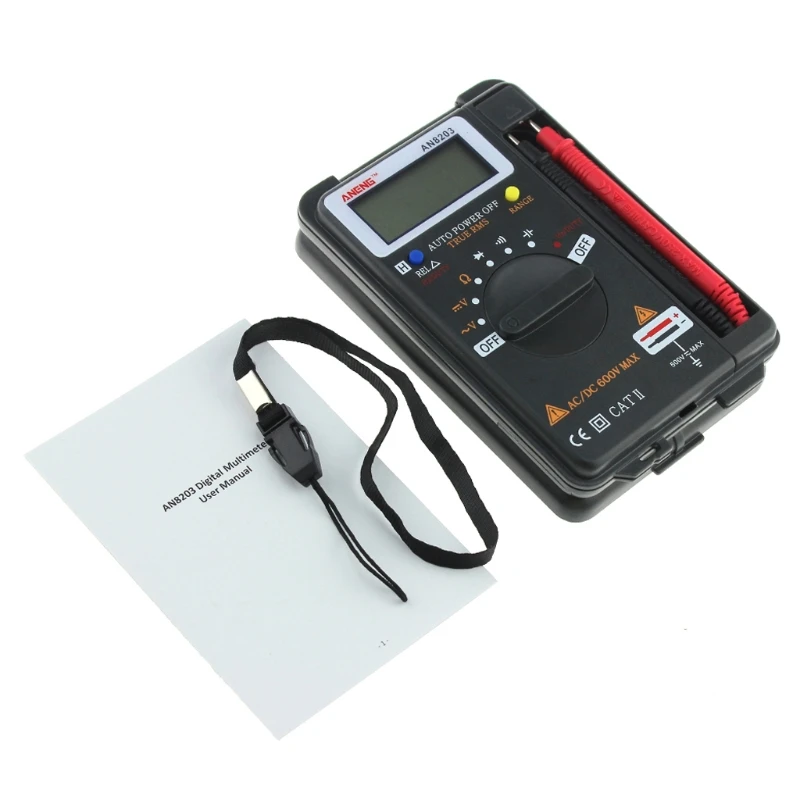 

NEW AN8203 Digital Multimeter DC AC Voltage Resistance Capacitance Tester Voltmeter XJ H15