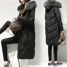 Женский пуховик длинный с капюшоном пуховик женский тонкий пуховик