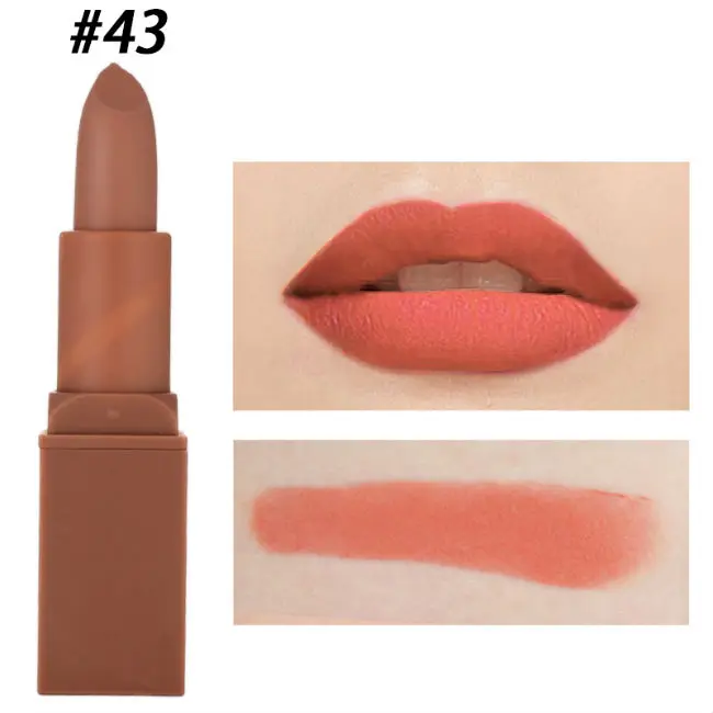 Miss Rose Matte Lipstick makeup 12 Colors choose Lipstick for women Long-Lasting Waterproof Lipstick Matte cosmetics makeup - Цвет: 152509