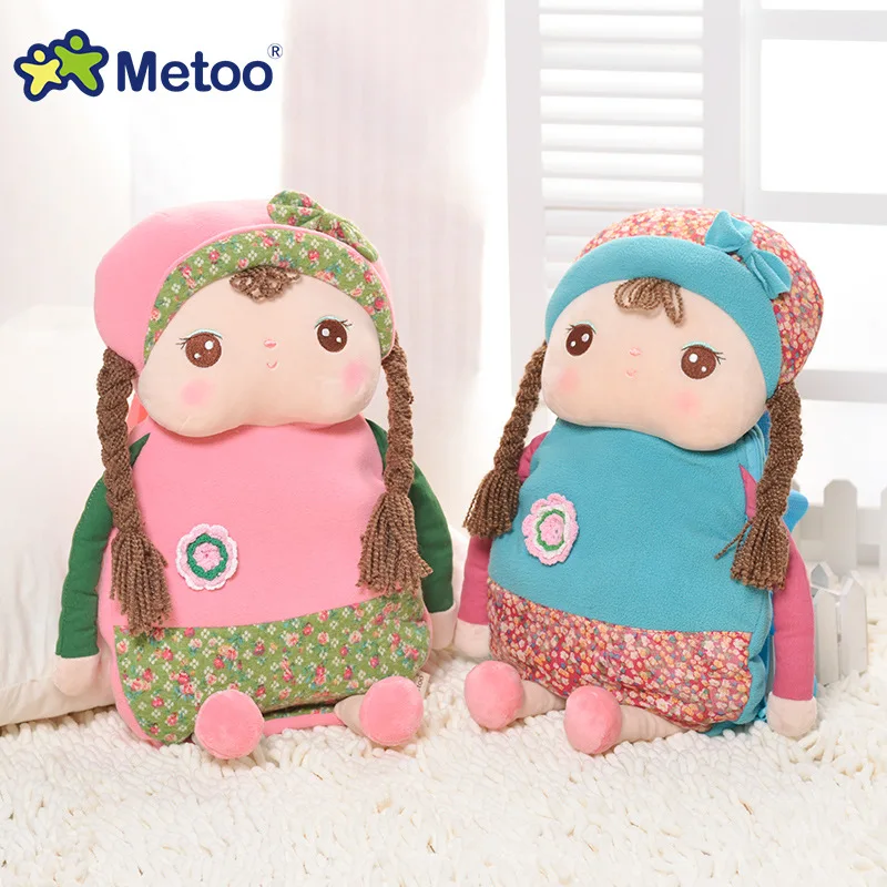  Plush Backpack Metoo Doll Plush Toys For Girls Baby Soft Cartoon Stuffed Animals For Kids Children  - 32762579623