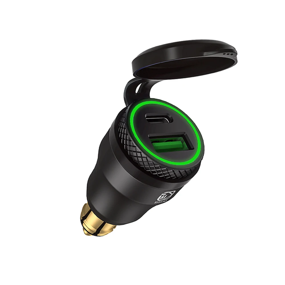 

Portable Quick Charger QC3.0 Din USB Power Adapter Plug For BMW Motorcycle Power Adapter Outlet Mobile Phone Charger