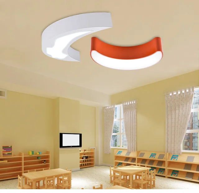 Modern Led moon light for Baby room reading room 1 pcs colored iron ... Modern Led moon light for Baby room reading room 1 pcs colored iron ...