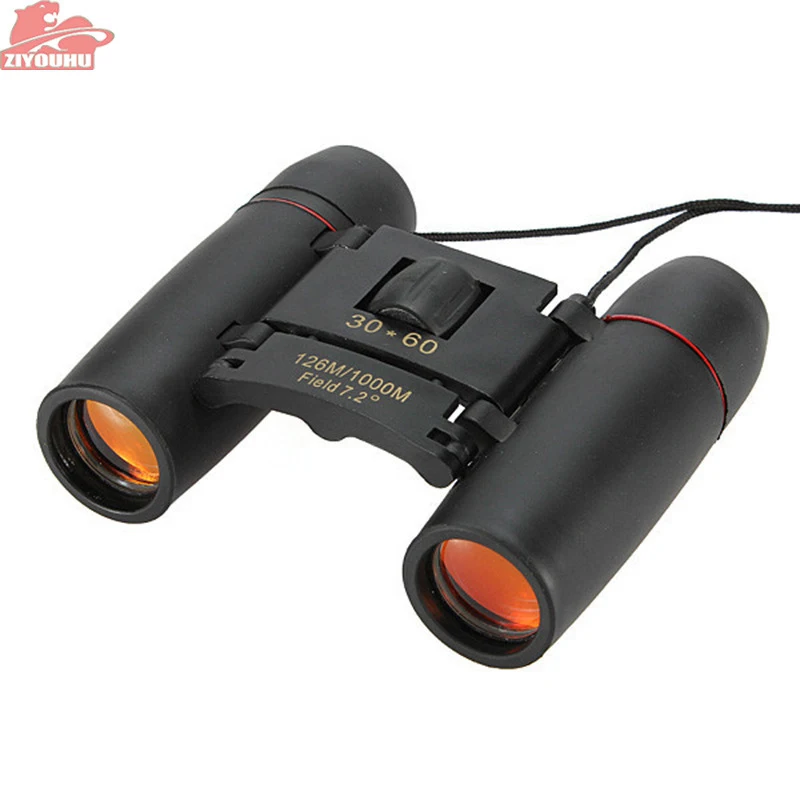 

ZIYOUHU HD Vision Compact Folding Binoculars Zoom Optical Cherry Blossom Outdoor Telescope Day and Night Vision Binoculars