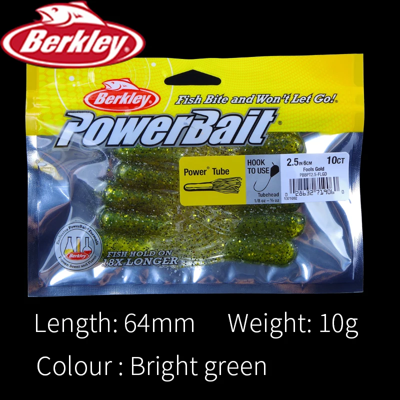 Berkley power Bait power Tube 2.5in 6 см " 10ct/лот червь Приманка Мягкая рыболовная приманка искусственная приманка для соленой воды Sandworm рыболовная приманка