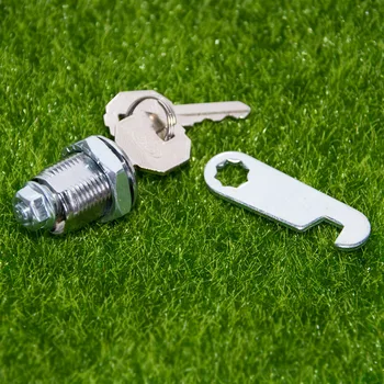 

high quality Eccentric lock New Cam Lock 18mm + 2 Keys for Cabinet Mailbox Drawer Cupboard Locker durable