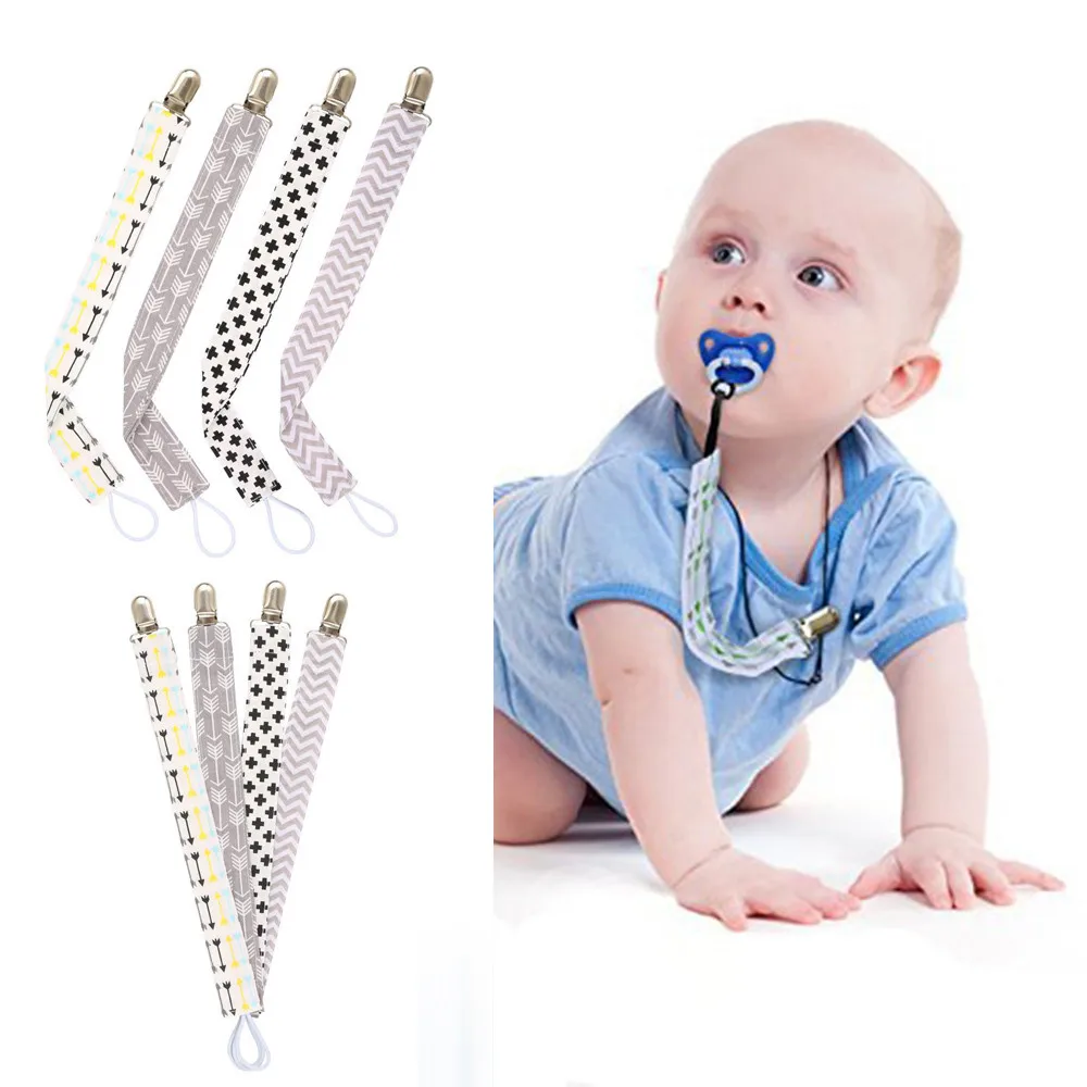 4 шт. комплект Детские Pacifier Holder клипы цепи соски-пустышки ремень Прорезыватель для пустышек p# dropship 1110