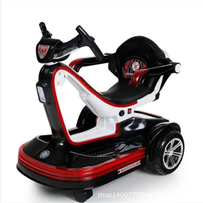 

Music LED Children Electric Vehicles Remote Control Scooter Bumper Car Rotating Baby Electric Drift Car for Kids Ride on Toys