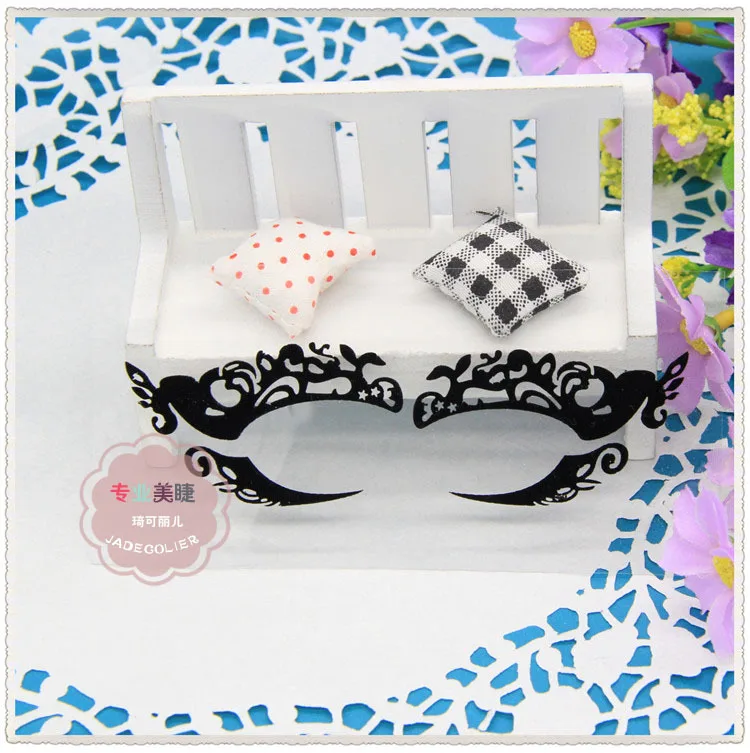 

Wholesale black eye shadow stickers costume party lace eye stickers more style fashion stickers