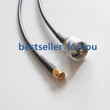 SMA Male to PL259 UHF Male RF прямой Pigtail RG58 коаксиальный кабель 20 см