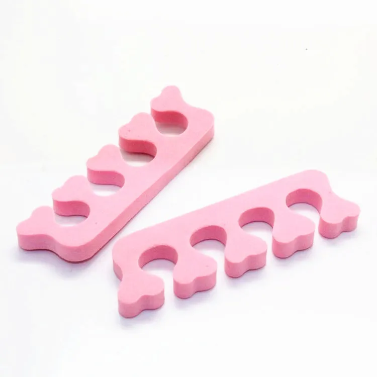 

Nail Art Finger Toe Separators for Manicure Care Tools Soft Foam Sponge Nail Splitter Tips Random Color