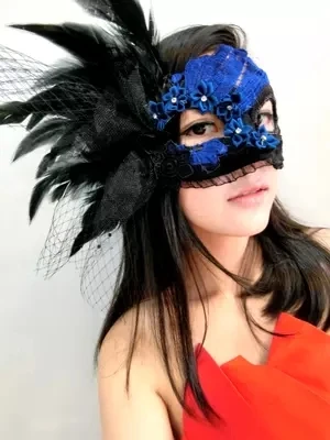 venetian gorge lace mask