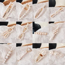 1 шт. элегантные хрустальные заколки зажим для волос с жемчугом заколка для прически для женщин девочек модные волосы StylingTools