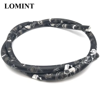 

LOMINT Rough matte finish Hookah hose Skull Style Shisha Silicone hose chicha Narguile Accessories China Factory Wholesale 1.5m