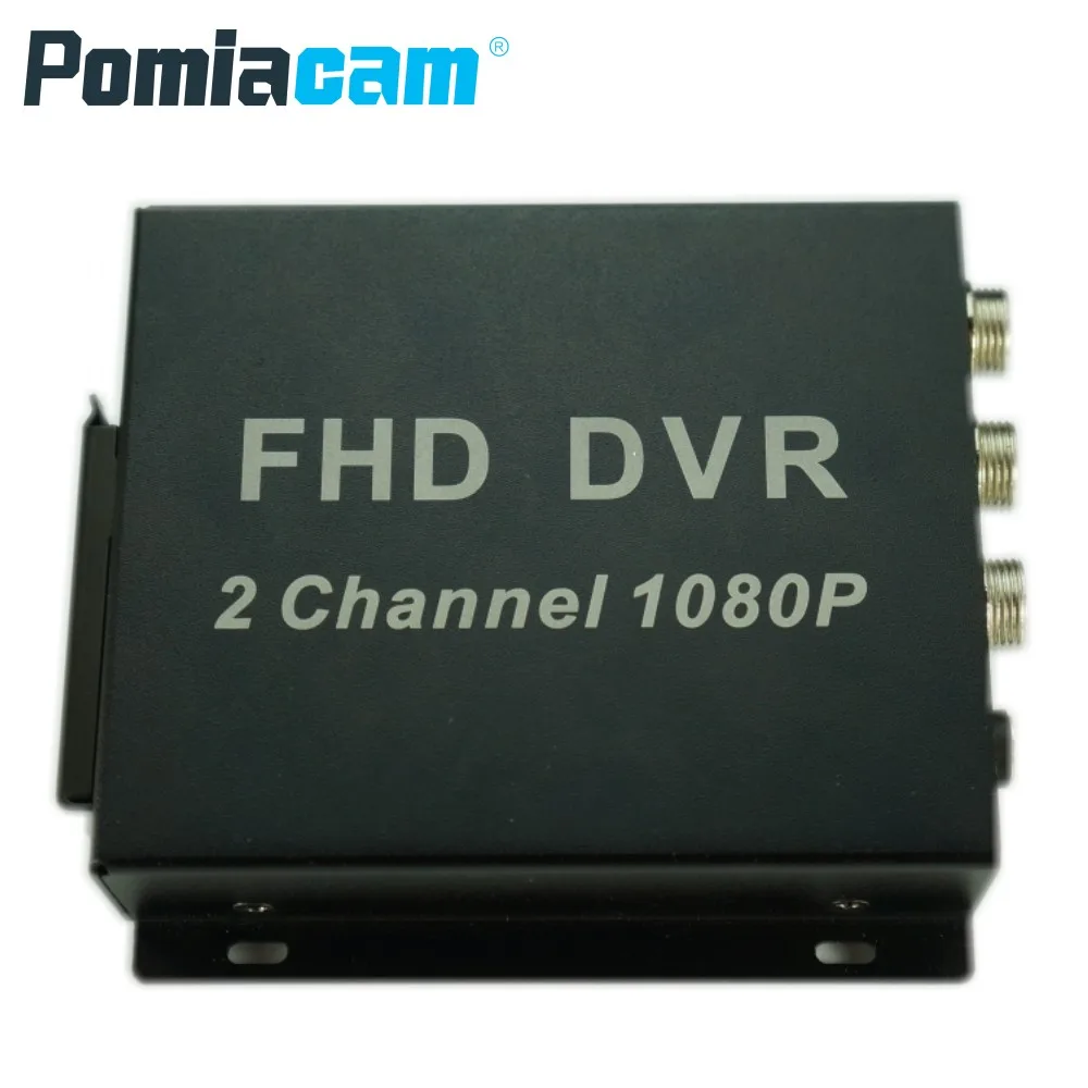 Оптовая продажа автомобильный мини видеорегистратор 10шт./лот 2ch 1080P FHD MDVR с