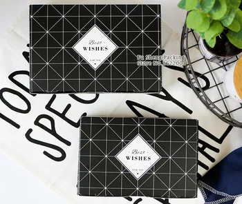 

Black lattice cake Box dessert macarons boxes pastry packaging boxes100 pieces/lot