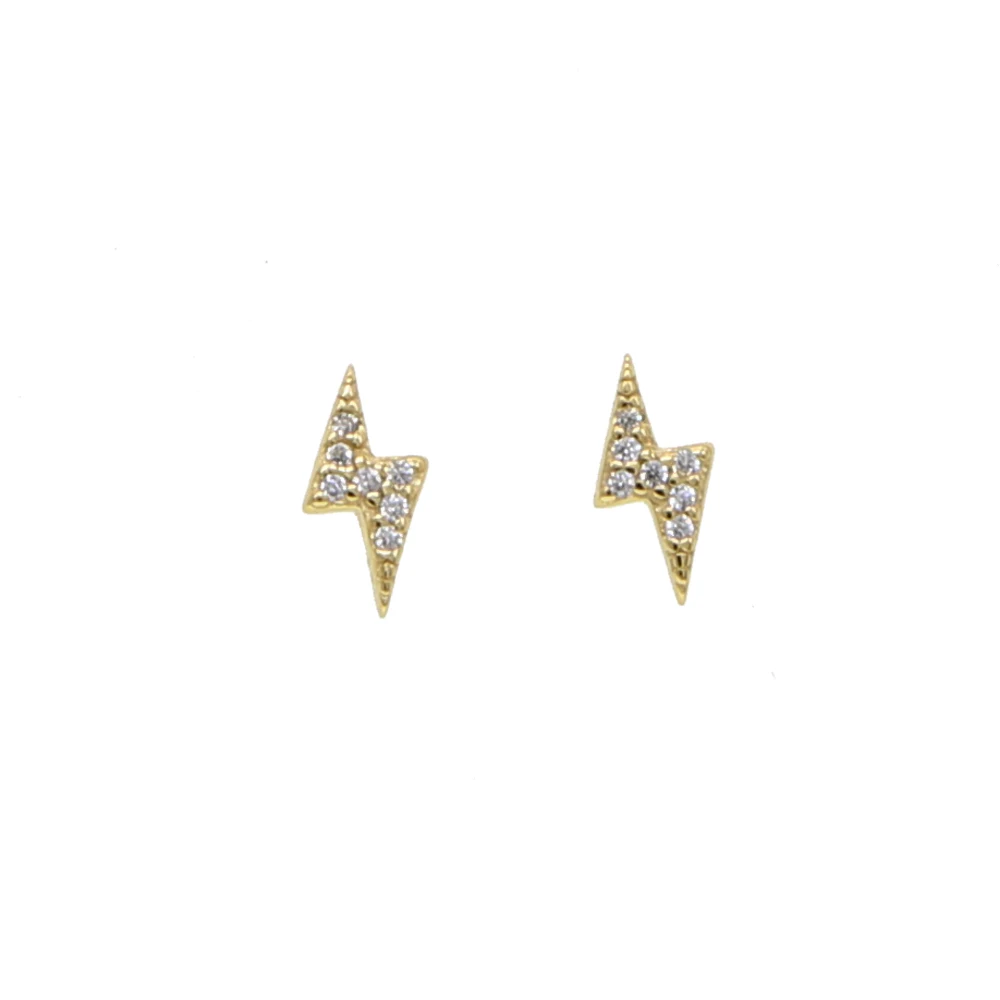 lightning stud earrings - Image 4