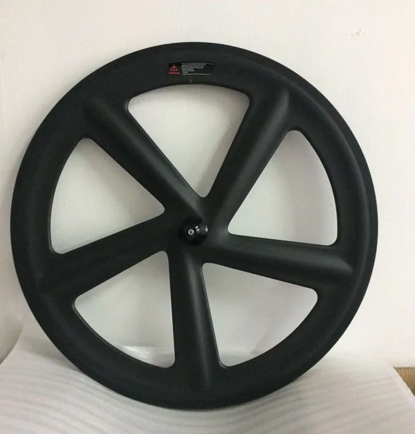 Cheap 700C carbon rim 66mm clincher UD/3K/12K(Glossy or Matt) 1pcs 5 spoke carbon wheels CC-WT-66C-W23