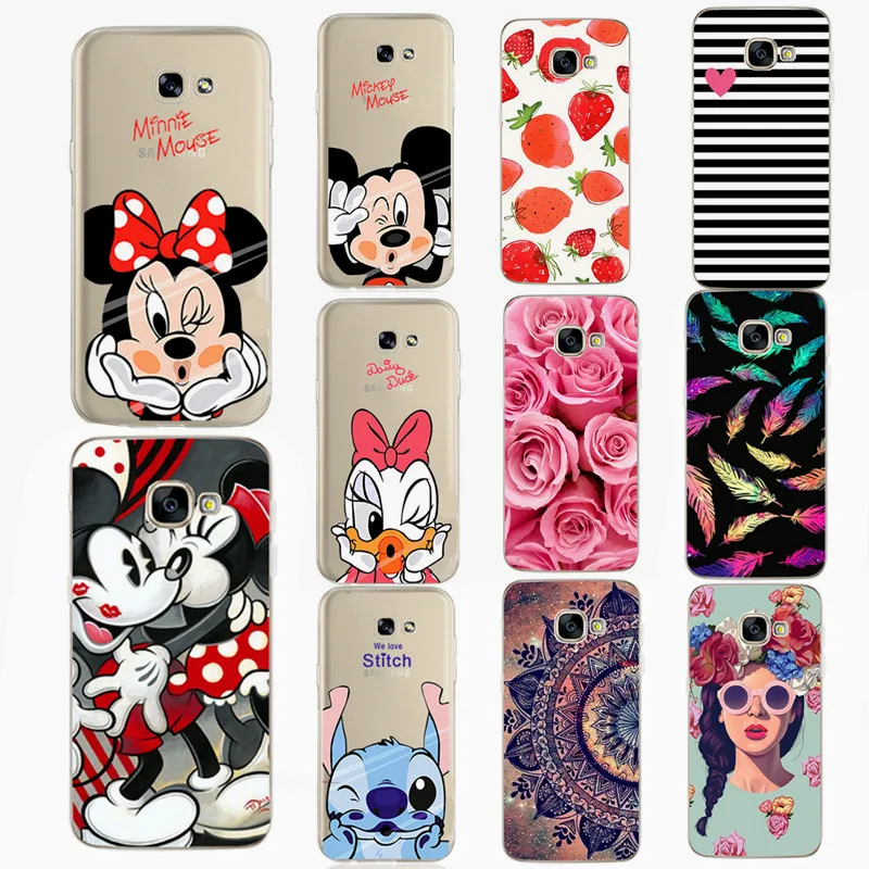 

Case For Coque Samsung Galaxy J5 2017 Case Cute Cartoon Stitch Silicon Cover For Samsung Galaxy A3 A5 A7 J5 2017 A8 Plus 2018