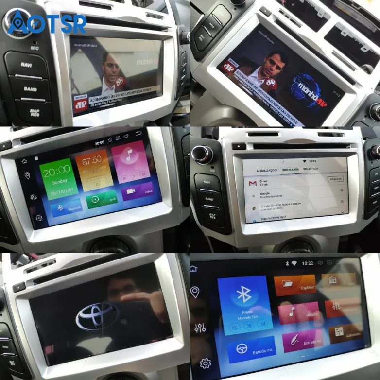 Cheap Android 8.1 4Core RAM 2GB ROM 16GB Car Stereo Screen Radio For Toyota Yaris 2005-2011 Car CD DVD Player GPS Navigation DE stock 5