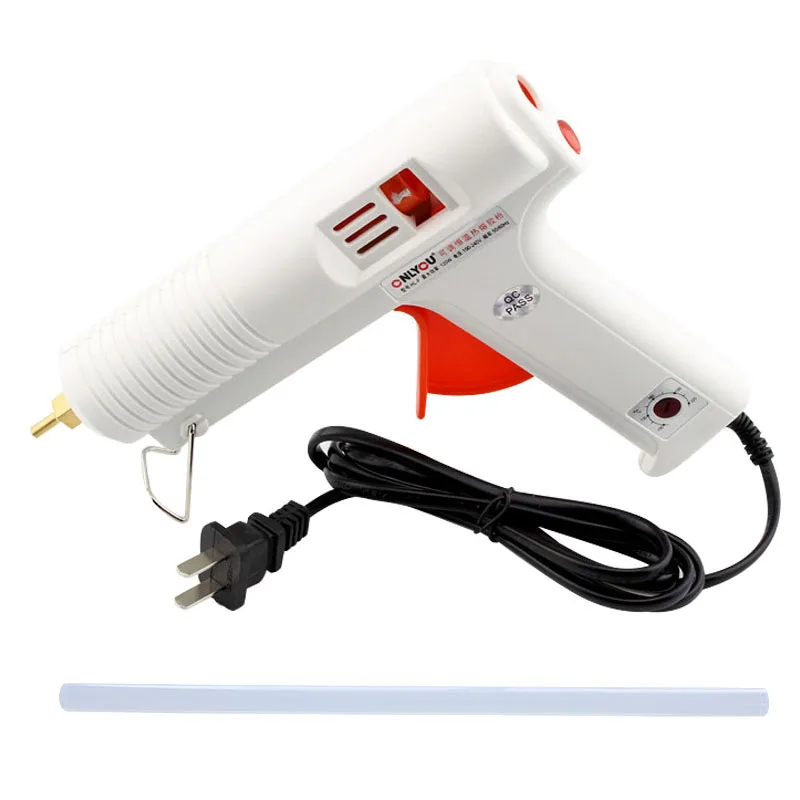 

Hot Hot glue-gun adjustable temperature 120W full size hot melt adhesive Full size glue-gun Adjustable temperature and flow co