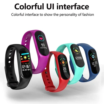 

Heart Rate Blood Pressure Bluetooth 4.0 Smart Wristband Waterproof Phone Finder Anti-lost Bracelet