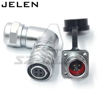 

SF1214S/SF1312P Connector 4pin plug(female) and socket(male) Wire Cable Electrical Circular Power Ip67 Waterproof Connectors