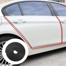 5 м защита края двери автомобиля резиновая защита Бампера Декоративная полоса для hyundai Elantra Tucson Sonata IX35 IX45 Verna Elantra