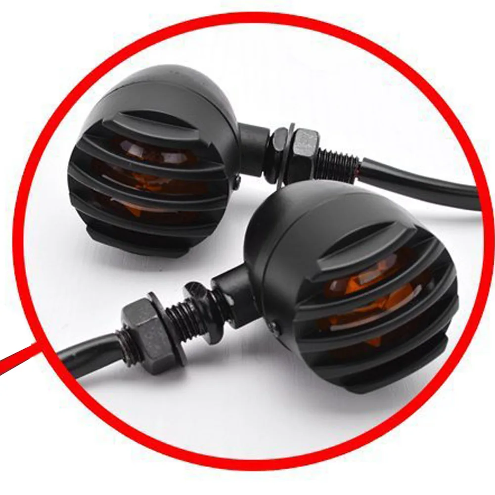 

1pc Motorcycle Turn Signal Indicators Yellow Blinker Light 12V 5W Motorcycle Turn Signal Indicator Light Lamp