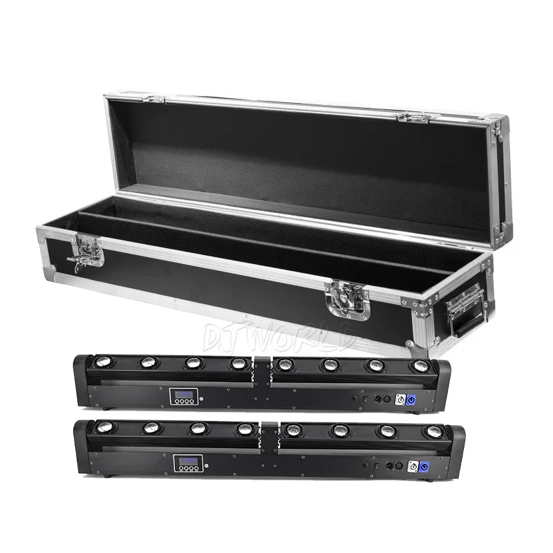 

Flight case/2pic LED Bar Beam Moving Head Light RGBW 4x12W+4x12W Lighting For Stage Disco Club Party churches