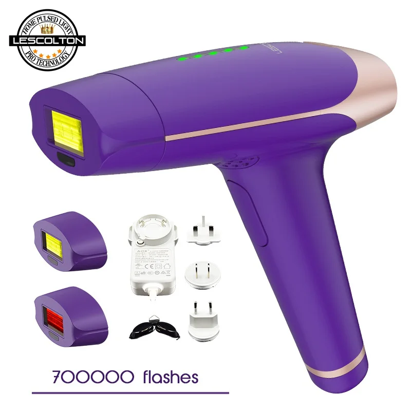 700000 раз Lescolton depiladora Лазерная Машинка для удаления волос лазерный эпилятор удаление волос бикини триммер электрический эпилятор для женщин