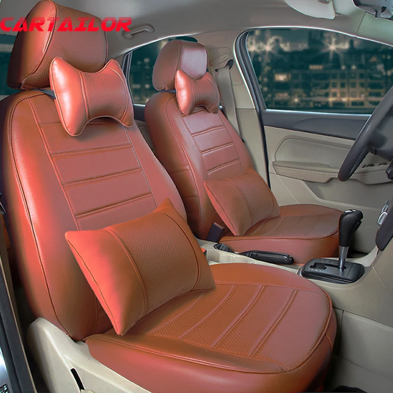 Us 304 98 49 Off Cartailor Car Seat Covers Set For Mazda 3 2010 Interior Accessories Pu Leather Seat Cushion Quality Cover Car Seats Protector In