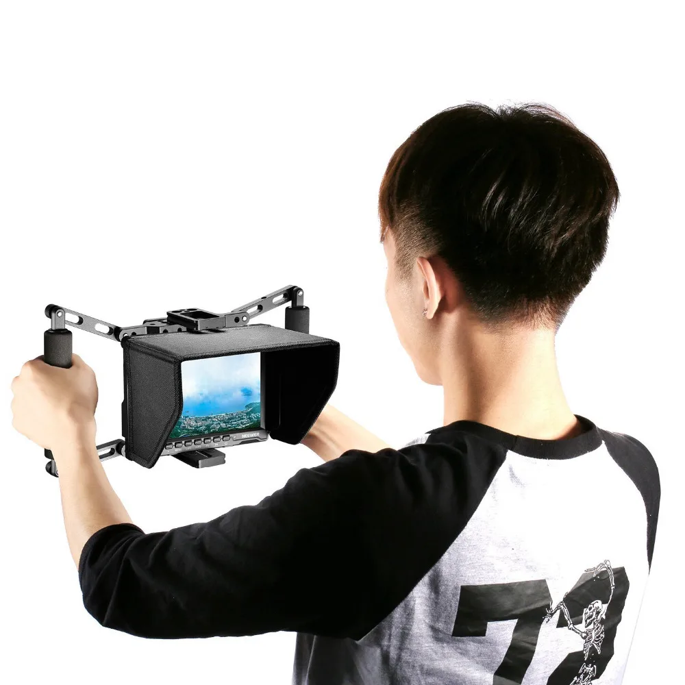 Neewer Director's Monitor Cage for 4/5/7 inch Camera Field Monitor As Feelworld FW759/759P/760/74K 