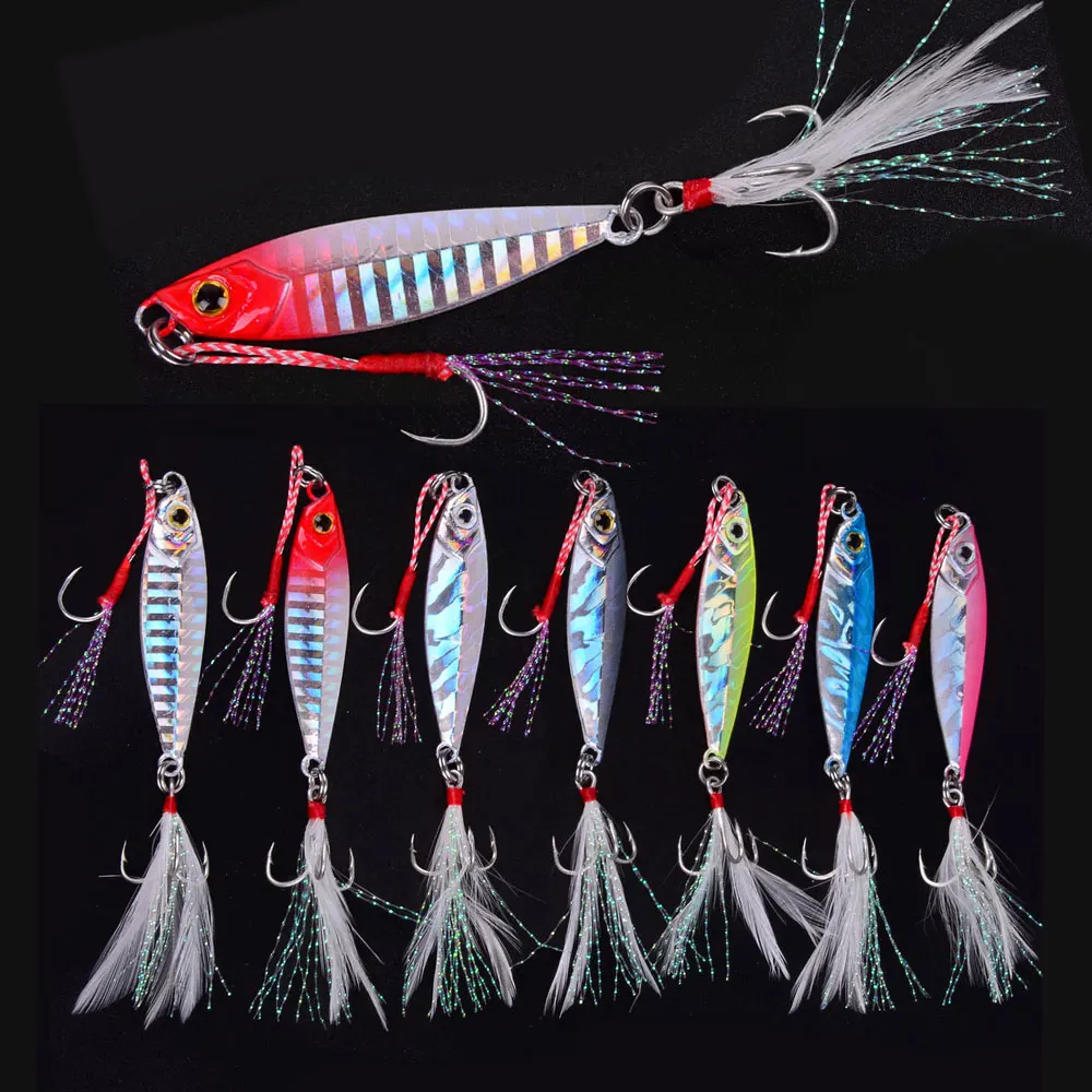 

Fishing Lure 15g Jig Light Metal Jigging Bait Wobbler Spinners Spoon Bait Winter Sea Ice Minnow Tackle Squid Octopus