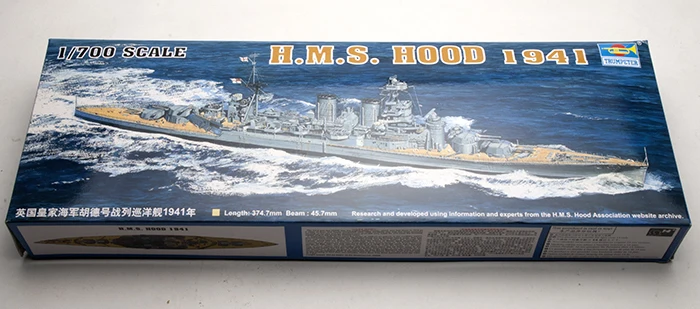 Весы Trumpeter модель 1/700 доставка 05740 H. M. S. Модели в сборе для линкользинга HOOD 1941|scale