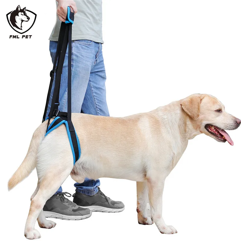 

FML Pet Harness Mesh Dog Lift Harness for Back Legs Sling For Dogs With Weak Legs Wheelchair Help to Stand up Pet Accessories