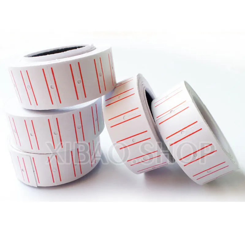 

Hot 10 Rolls Self-adhesive MX-5500 Gun Labeller Price Labels Mark Sticker White , free shopping,drop shopping Wholesale