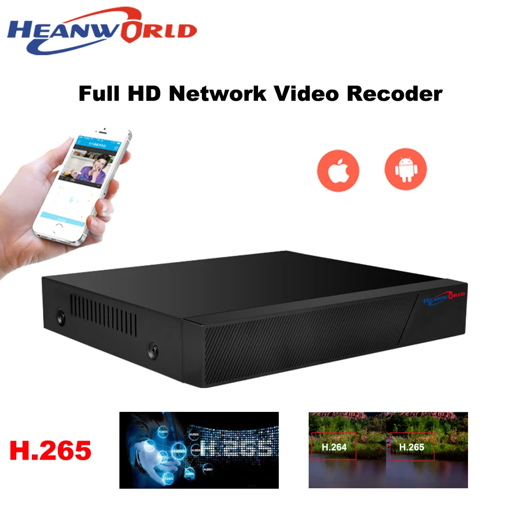  Heanworld Full HD NVR 8CH 1080P 2.0MP Network Video Recorder Home Surveillance CCTV System Security - 32698044948