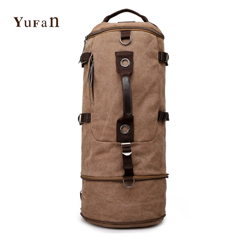 

New Large Capacity Men Travel Bags Fashion Designer Pure cotton Canvas Men Backpack Men Bag