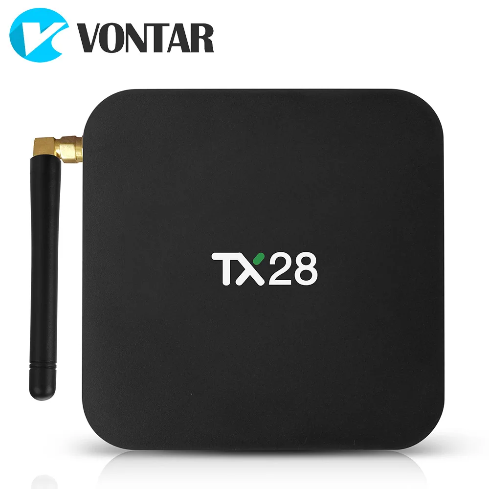 

VONTAR TX28 RK3328 Android 7.1 TV Box 4G/32G Quad Core 2.4G/5GHz Dual Wifi BT4.1 4K TX28 Smart TV Box Media Player