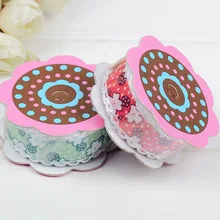 New Small Flower Button Nail Edge Ribbon Headband Edging Material Clothing Accessories Ultrasonic Embossing Belt Wholesale New Small Flower Button Nail Edge Ribbon Headband Edging Material Clothing Accessories Ultrasonic Embossing Belt Wholesale