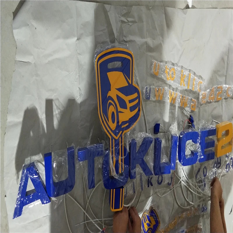 

Factory Outlet outdoor advertising backlit Stainless steel led letters