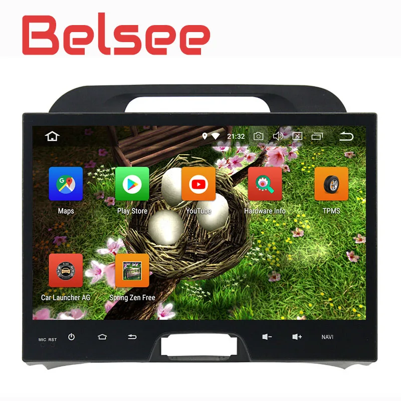 Автомагнитола Belsee Kia Sportage 2 Din Android 8 0 ядер ОЗУ 4 Гб ПЗУ 32 ГБ GPS