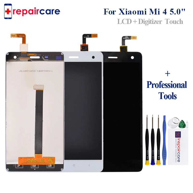 

100% Tested IPS LCD for Xiaomi Mi4 5.0 inch 1920*1080 Touch Screen Display For xiaomi MI 4 Digitizer Assembly Free Tools Pats