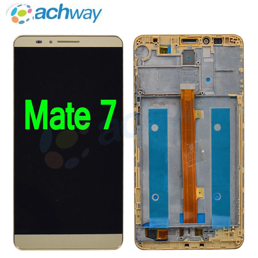 Huawei mate 7 ЖК дисплей + кодирующий преобразователь сенсорного экрана в сборе