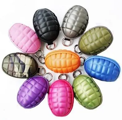 50PCS Round Colorful Mini Cute Creative Wallet child Multi-function Key Bag Case Coins storage Bag
