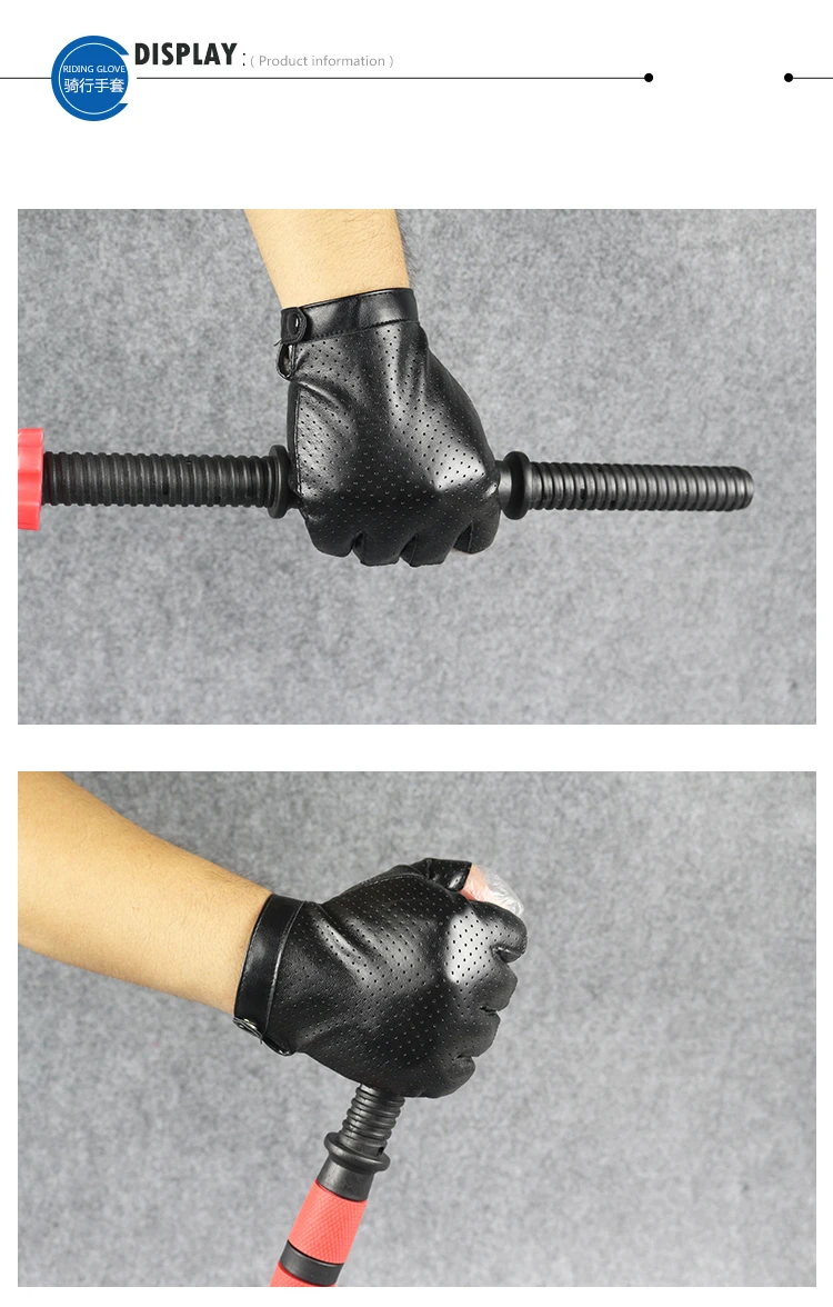 LongKeeper PU кожаные перчатки половина палец без пальцев этап панк вождения Спортивные Перчатки Нескользящая дышащая Luvas для Для мужчин Для