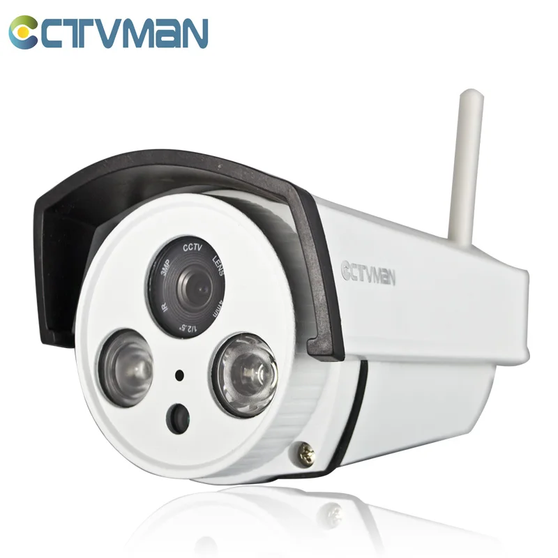 

CTVMAN WIFI IP Camera 720P Outdoor Bullet Wireless Camaras De Seguridad SD Card Slot Audio Pickup ONVIF P2P CCTV Security Kamera